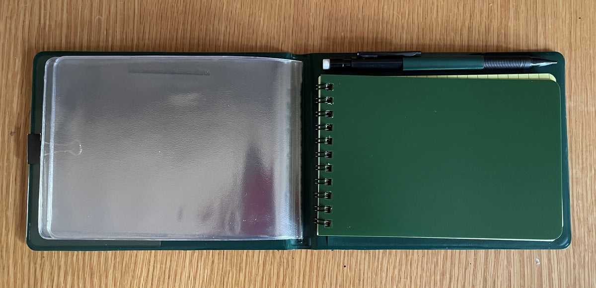 Cricket Umpire Onfield Hard Back Multi Match Card Holder with 5 Intern