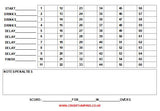 66 Over Match Card - 20 Overs Per Bowler