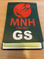 Cricket Umpire Onfield Hard Back Multi Match Card Holder with 20 Internal Pockets