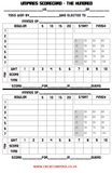 The Hundred Match Card